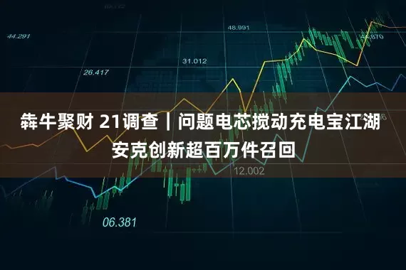 犇牛聚财 21调查｜问题电芯搅动充电宝江湖 安克创新超百万件召回
