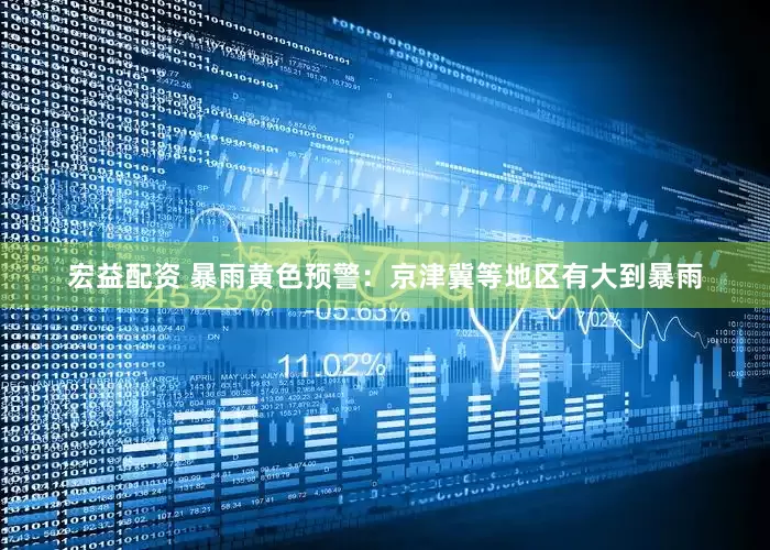宏益配资 暴雨黄色预警：京津冀等地区有大到暴雨